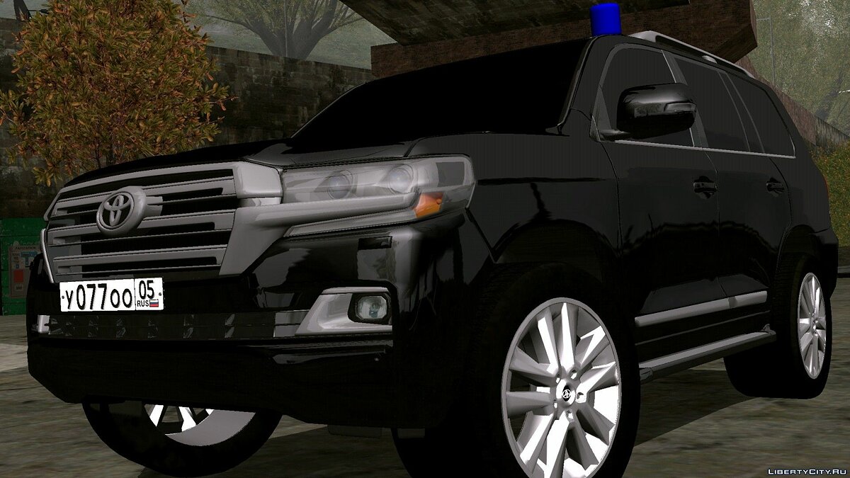 Скачать Toyota Land Cruiser 200 (ФСБ) (только DFF) для GTA San Andreas  (iOS, Android)