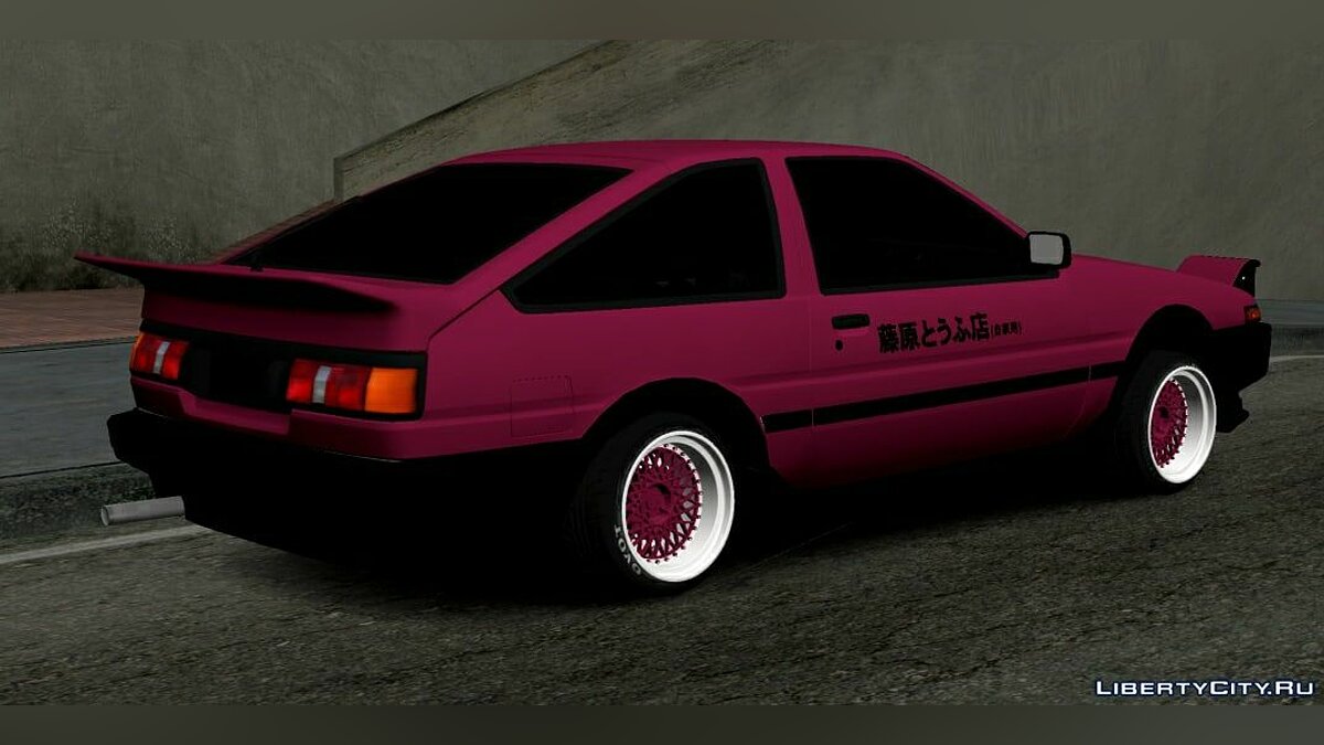 Скачать Toyota Trueno AE86 для GTA San Andreas (iOS, Android)