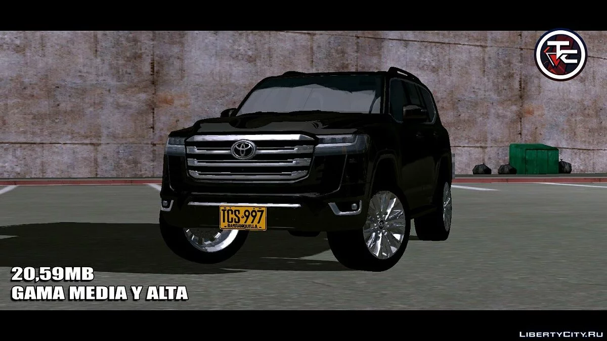 2021 Toyota Land Cruiser 300 (только DFF) / GTA San Andreas (iOS, Android)