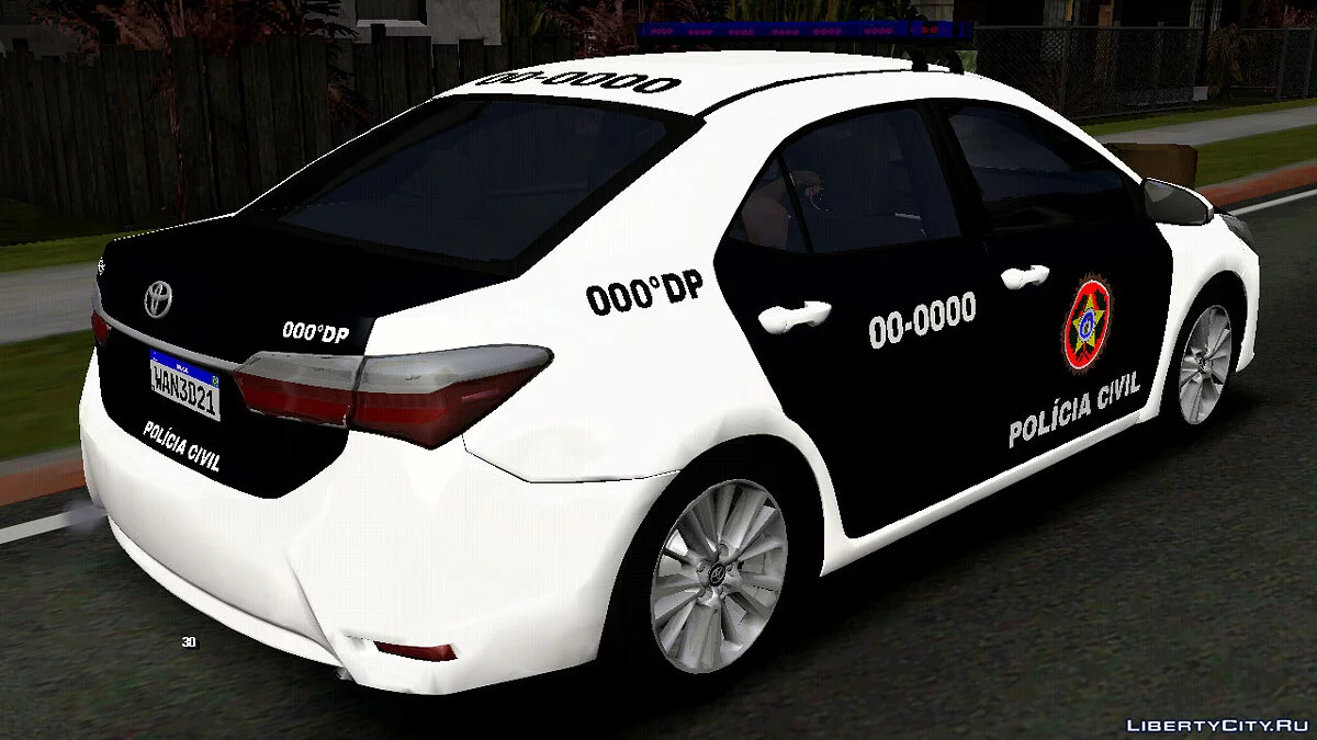 Toyota Corolla - Полиция (только DFF) / GTA San Andreas (iOS, Android)