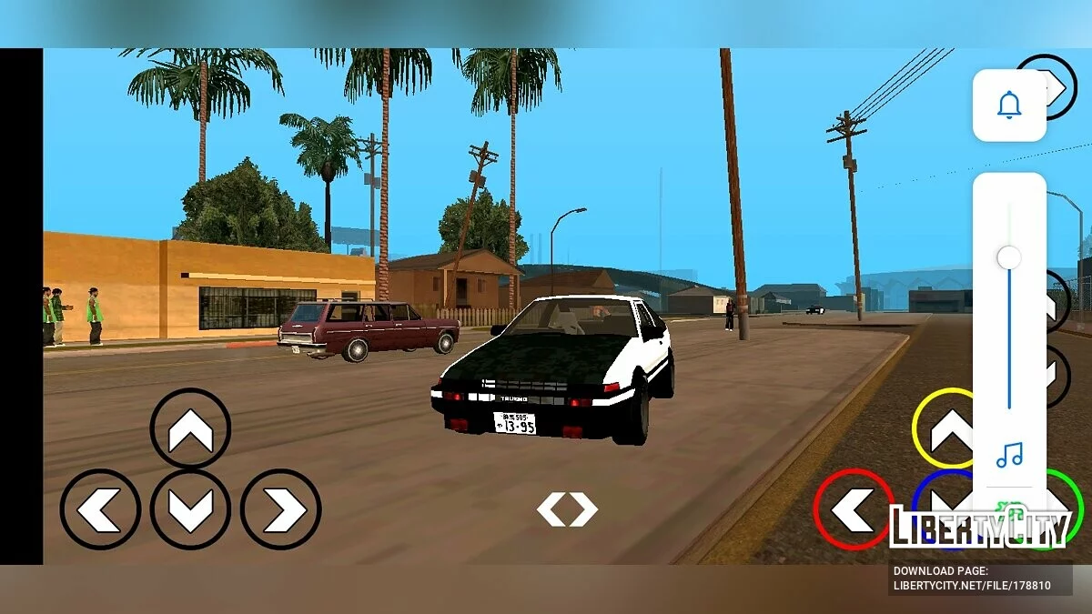 Toyota AE86 Trueno 1983 / GTA San Andreas (iOS, Android)