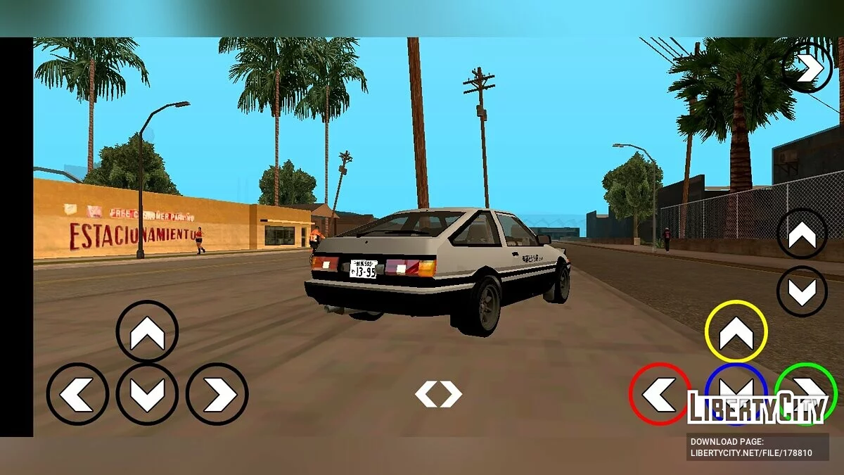 Toyota AE86 Trueno 1983 / GTA San Andreas (iOS, Android)