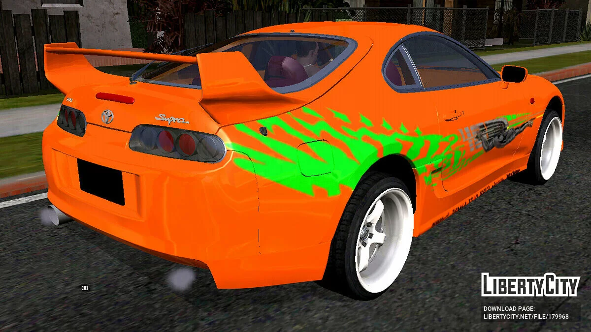 Toyota Supra Brian O'Conner (только DFF) / GTA San Andreas (iOS, Android)