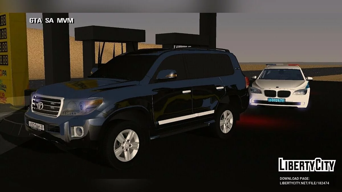 Toyota Land Cruiser LC 200 / GTA San Andreas (iOS, Android)
