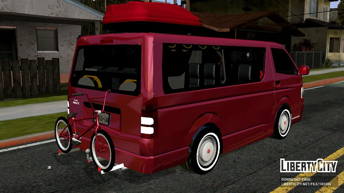 Toyota Hiace Custom V1 / GTA San Andreas (iOS, Android)
