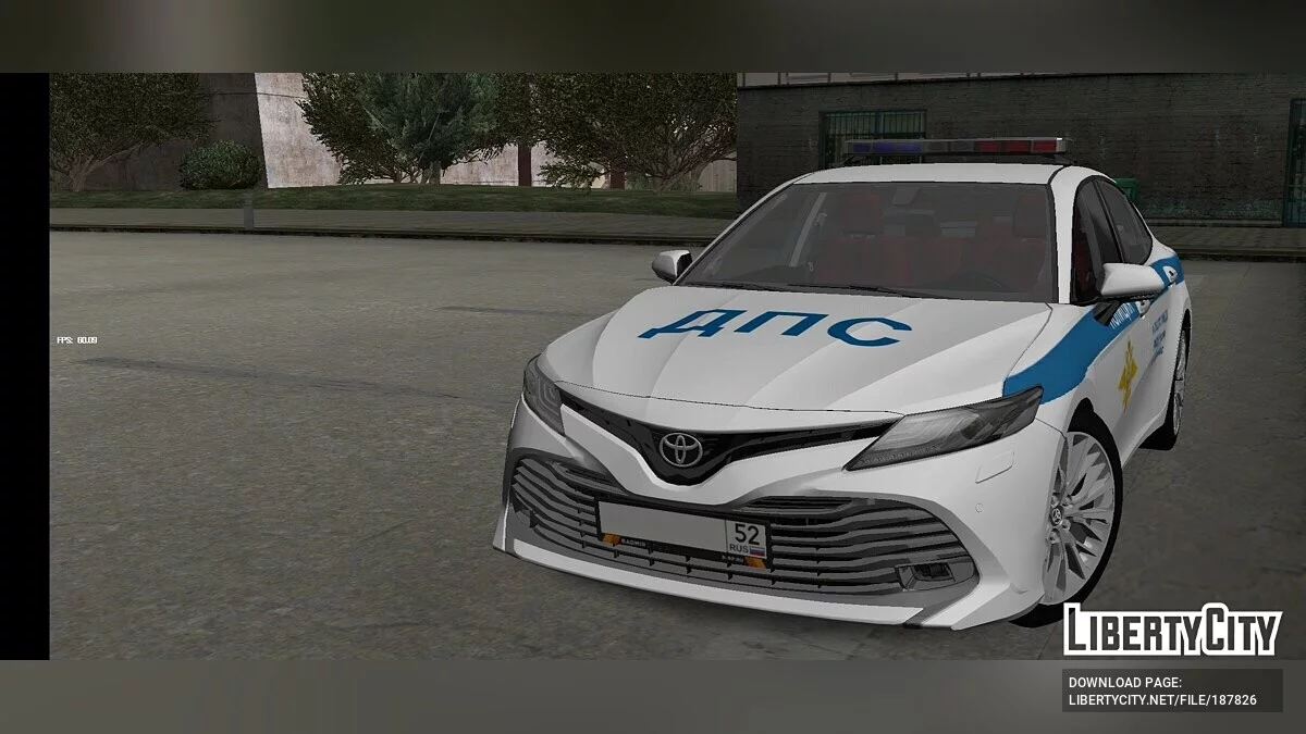 Toyota Camry XV70 3.5 - Полиция / GTA San Andreas (iOS, Android)