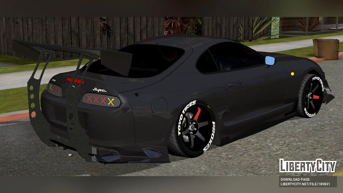 Toyota Supra MK4 Rocket Bunny Street Style / GTA San Andreas (iOS, Android)