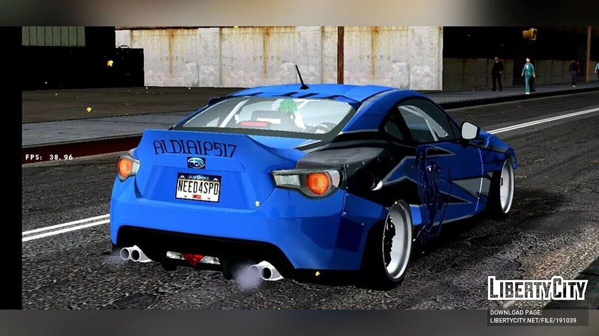 Toyota GT86 Dragon Blue / GTA San Andreas (iOS, Android)