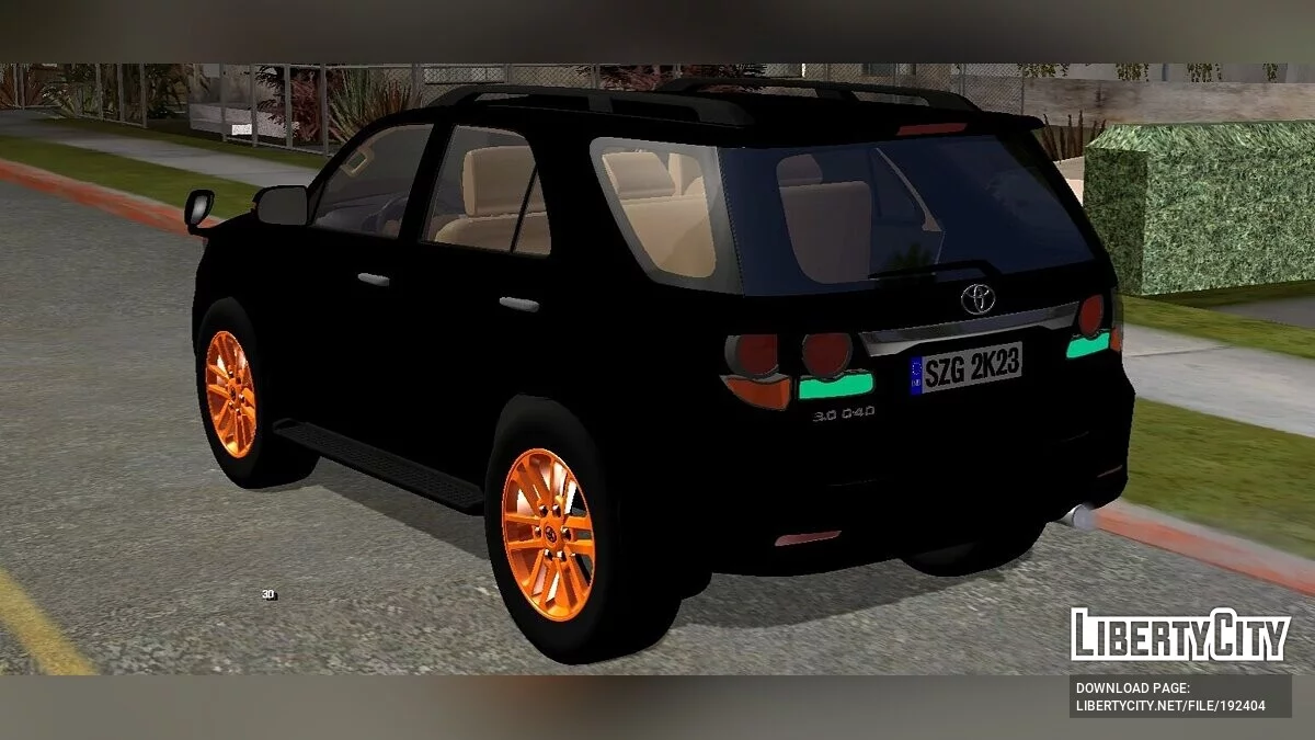 Toyota Fortuner 4x4 2015 (только DFF) / GTA San Andreas (iOS, Android)
