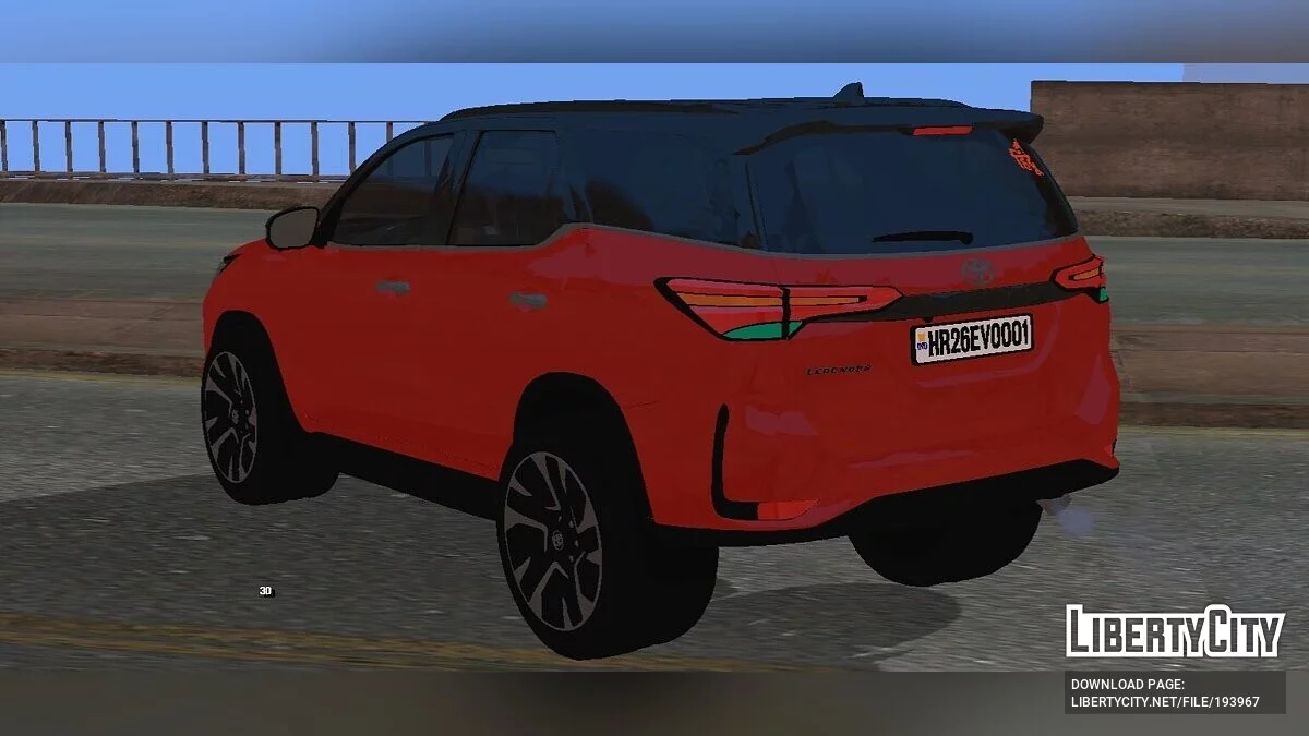 Toyota Fortuner Lagender (только DFF) / GTA San Andreas (iOS, Android)