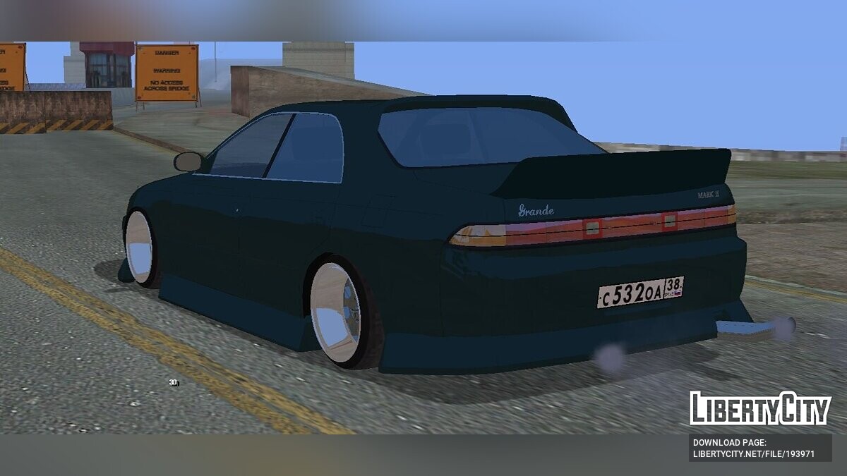 Скачать Toyota Mark 2 (только DFF) для GTA San Andreas (iOS, Android)