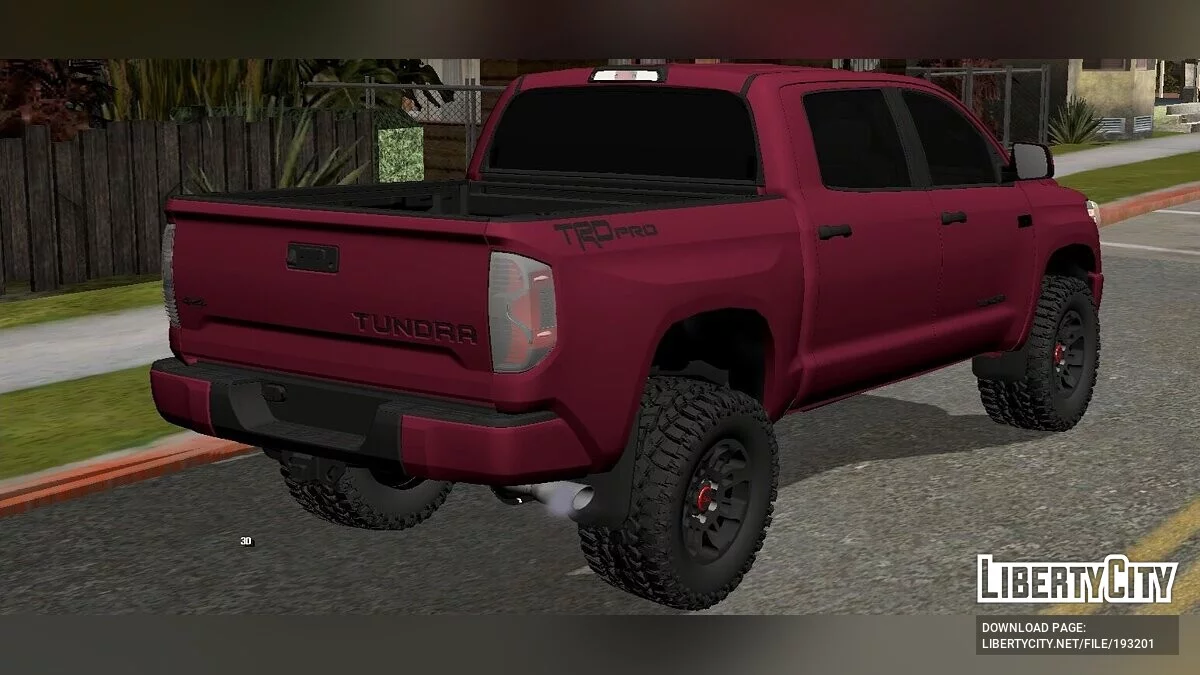 Toyota Tundra SRD 2021 (только DFF) / GTA San Andreas (iOS, Android)