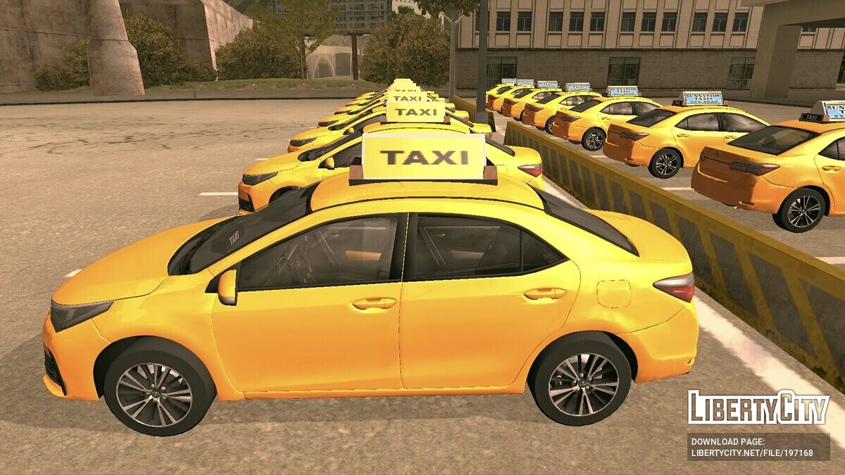 Замена taxi.txd в GTA San Andreas (iOS, Android) (54 файла)