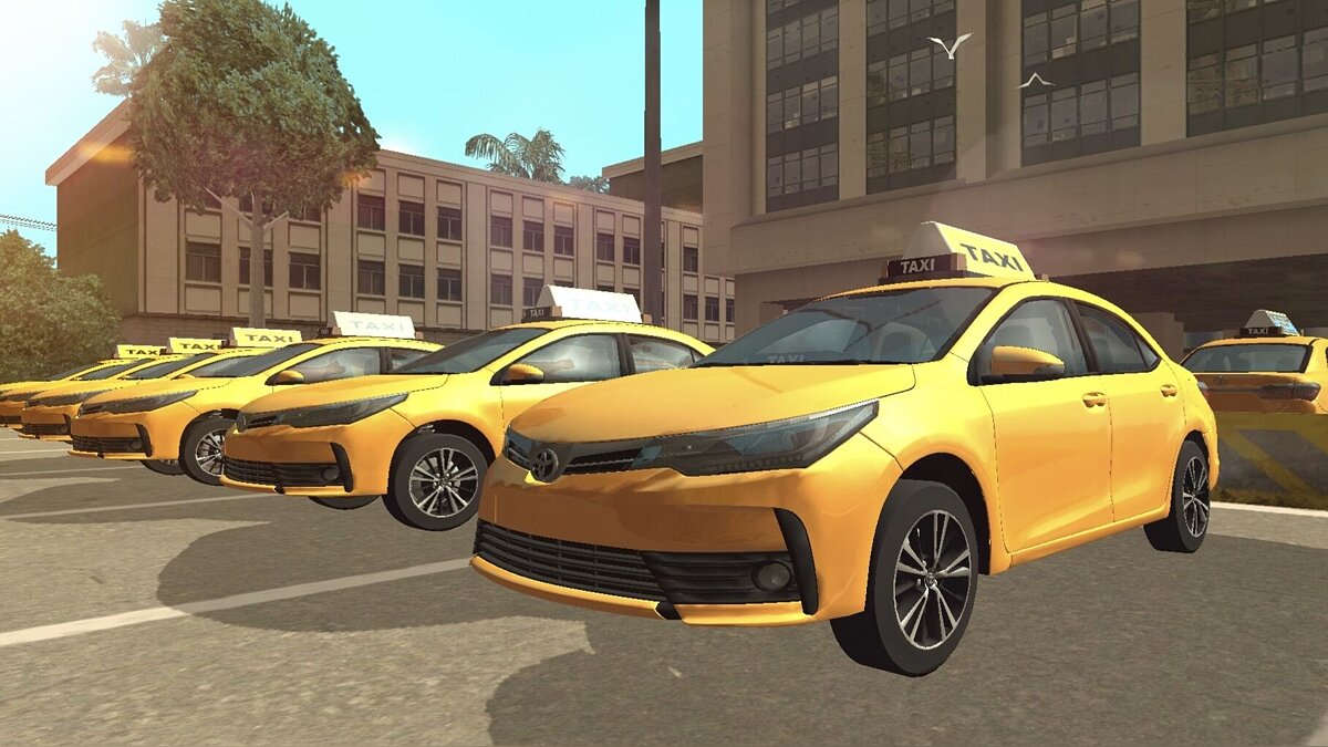 Скачать Такси Toyota Corolla для GTA San Andreas (iOS, Android)