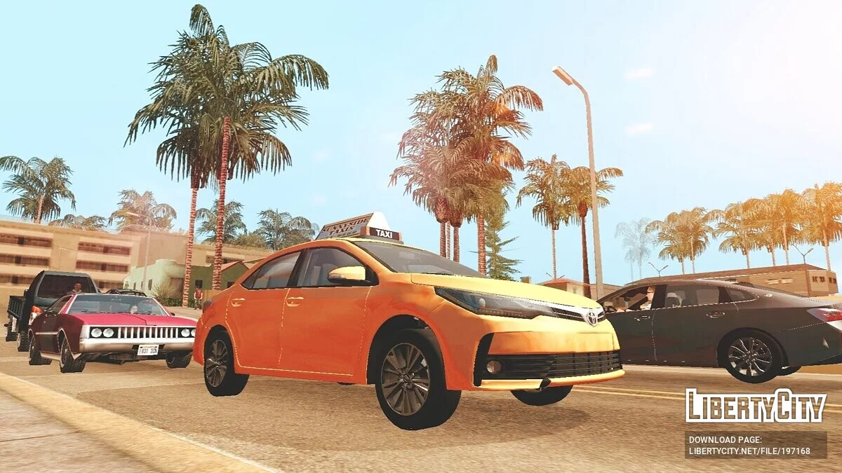 Такси Toyota Corolla / GTA San Andreas (iOS, Android)