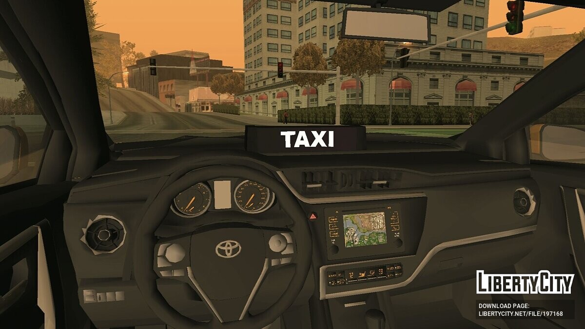 Скачать Такси Toyota Corolla для GTA San Andreas (iOS, Android)