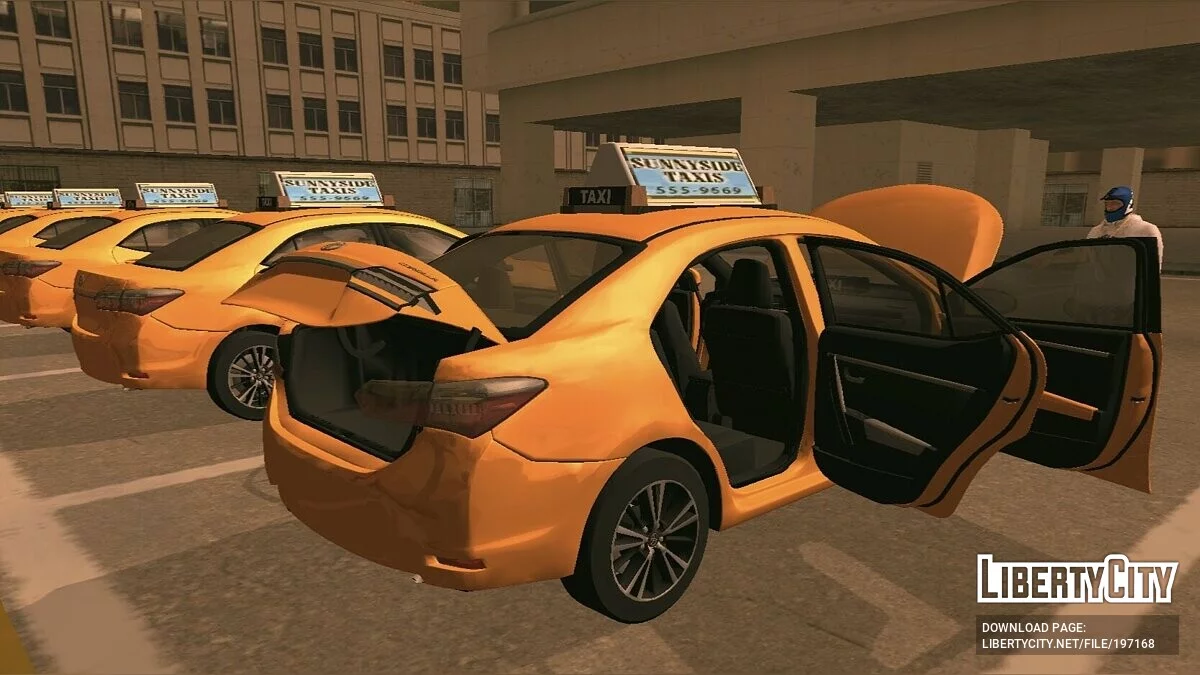 Такси Toyota Corolla / GTA San Andreas (iOS, Android)