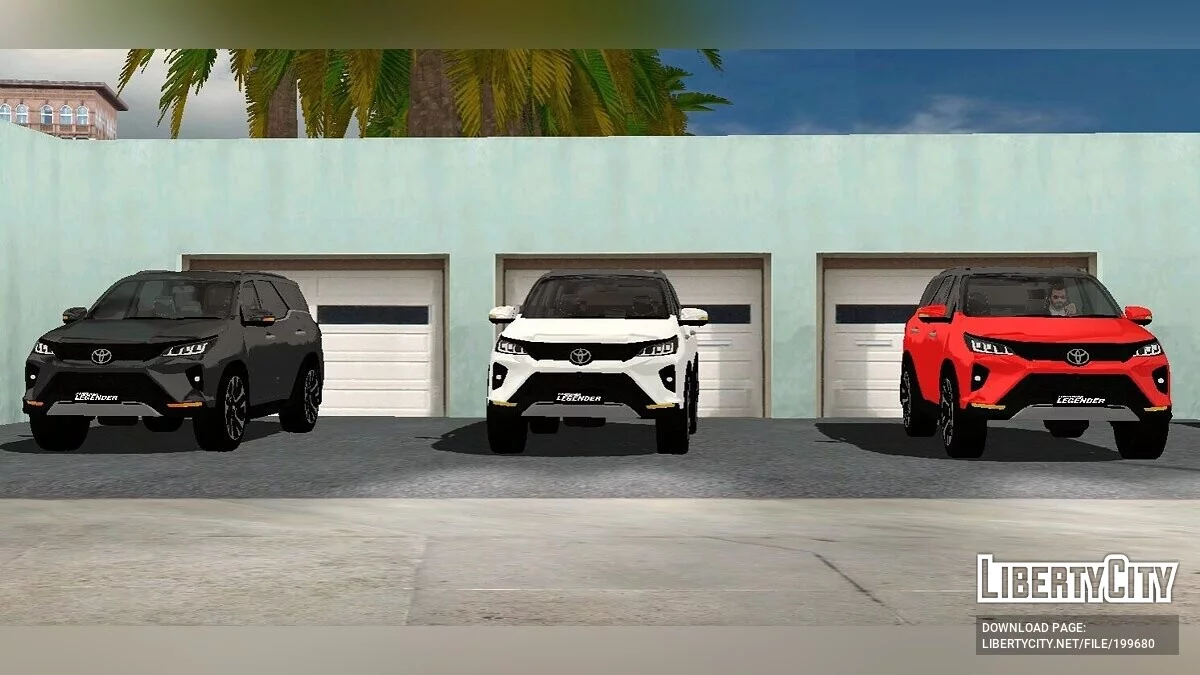 Toyota Fortuner Legender 2023 (только DFF) / GTA San Andreas (iOS, Android)
