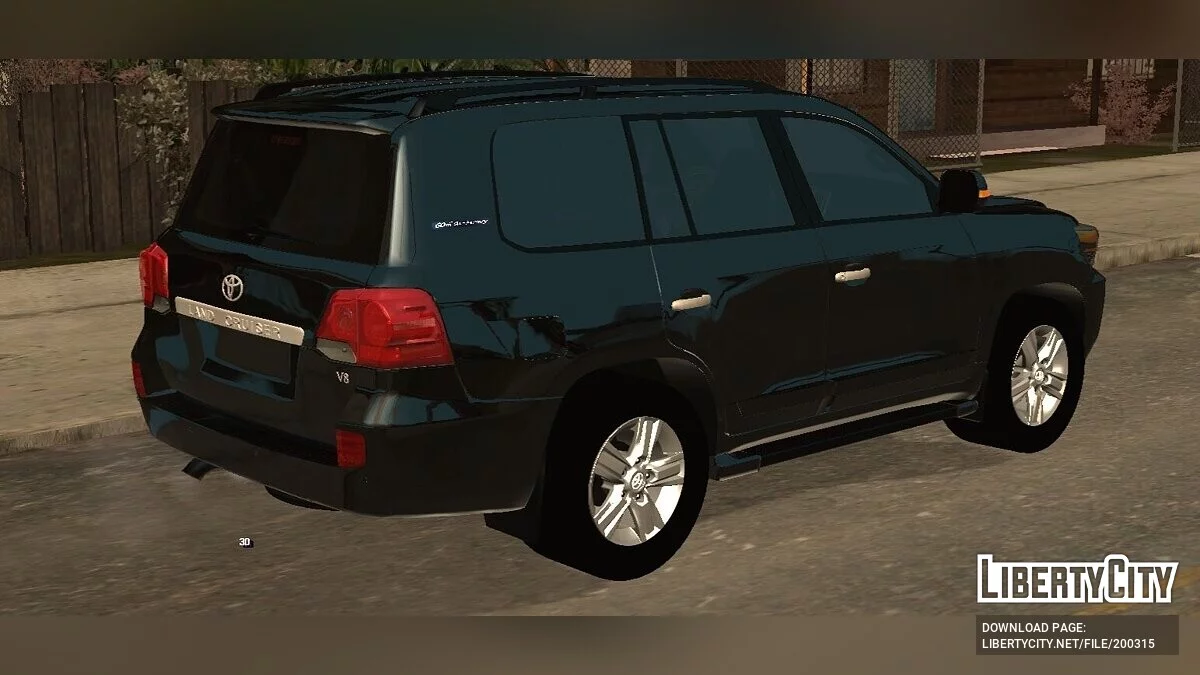 Toyota Land Cruiser 200 (только DFF) / GTA San Andreas (iOS, Android)