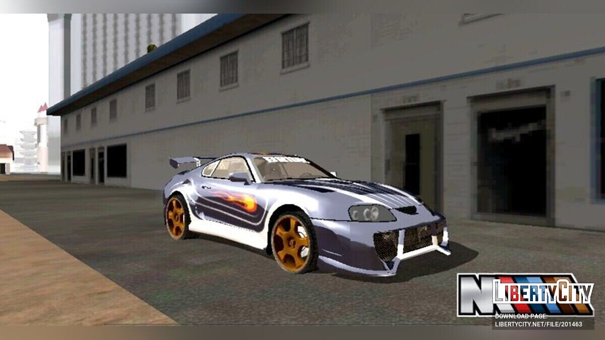 Скачать Toyota Supra (Vic) + свой звук для GTA San Andreas (iOS, Android)