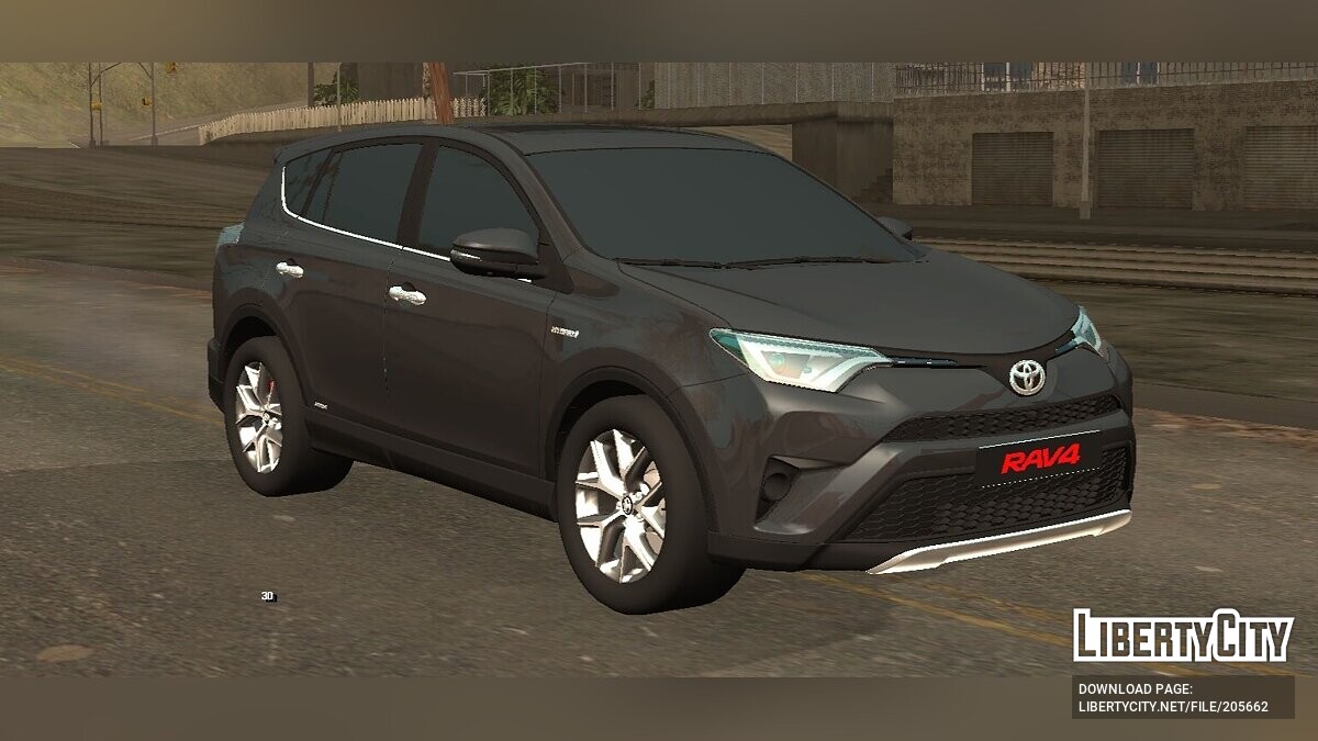 Скачать Toyota RAV4 2017 (только DFF) для GTA San Andreas (iOS, Android)