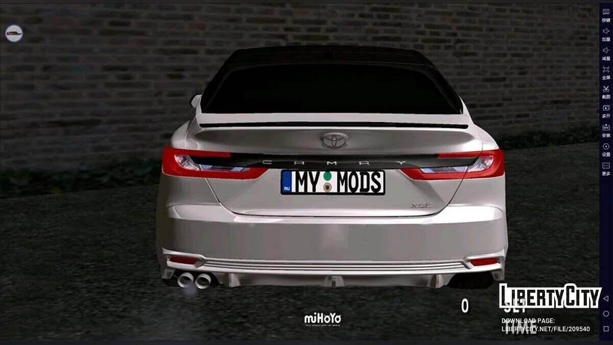 2024 Toyota Camry V80 XSE / GTA San Andreas (iOS, Android)