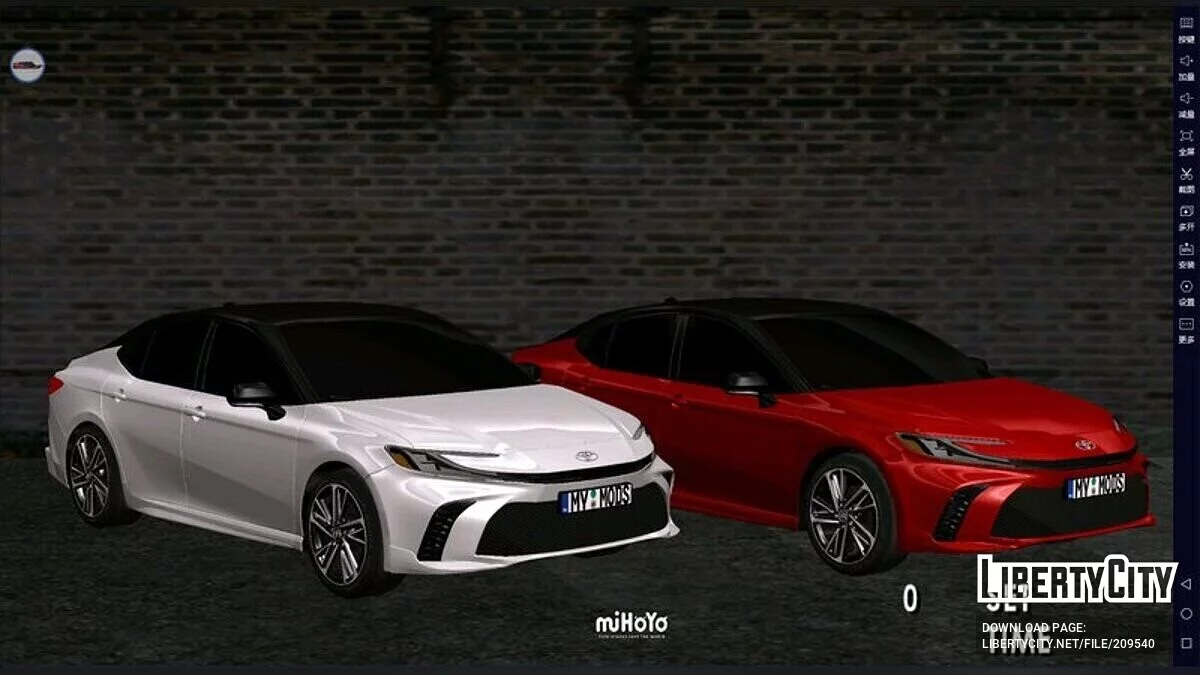 2024 Toyota Camry V80 XSE / GTA San Andreas (iOS, Android)