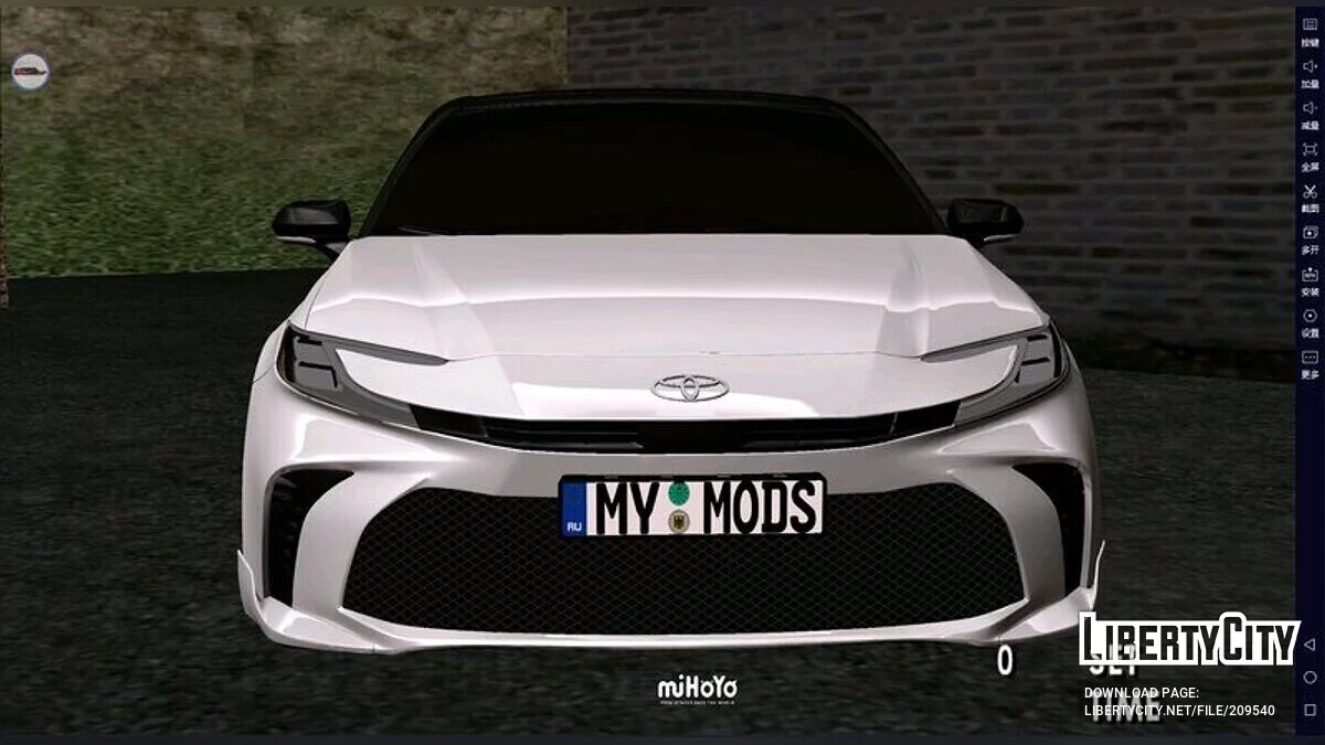 2024 Toyota Camry V80 XSE / GTA San Andreas (iOS, Android)