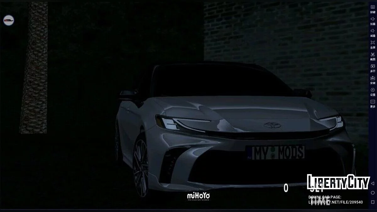 2024 Toyota Camry V80 XSE / GTA San Andreas (iOS, Android)