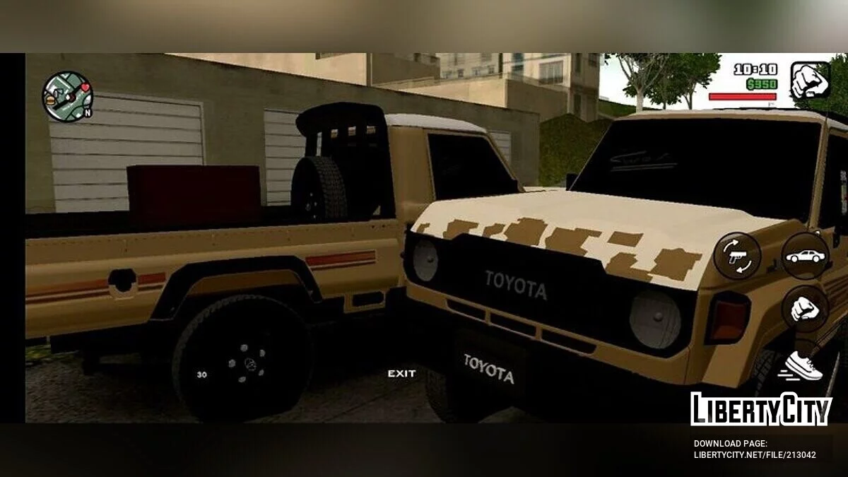 Toyota Land Cruiser J79 2024 / GTA San Andreas (iOS, Android)