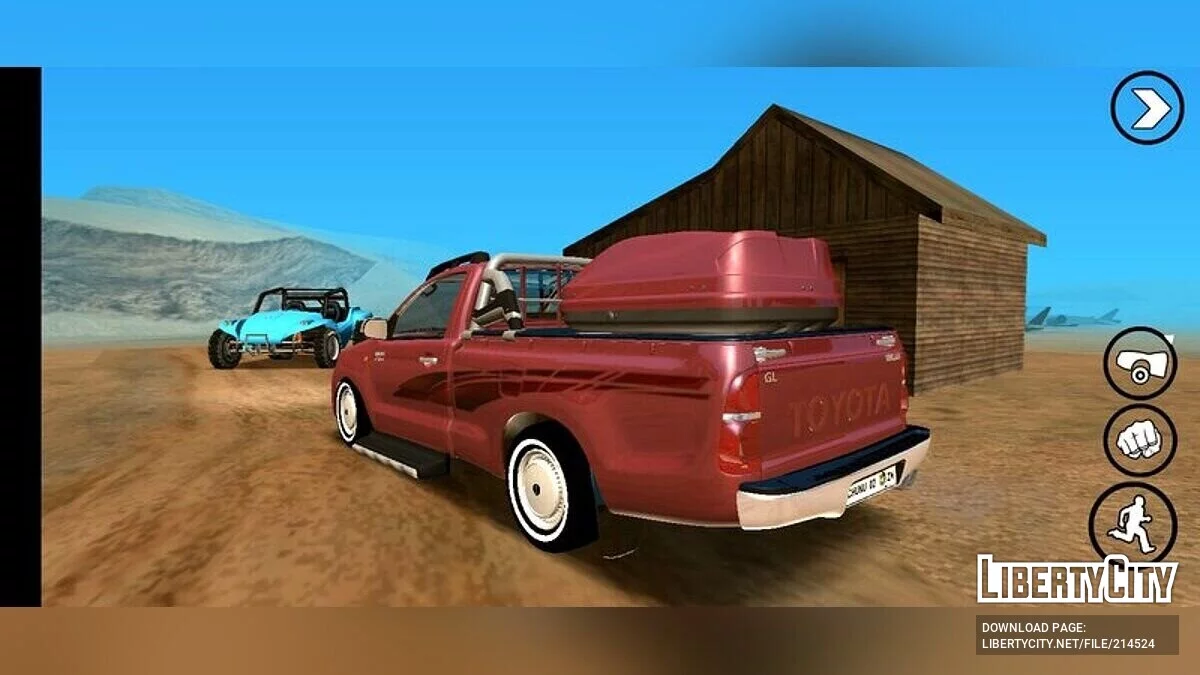 Toyota Hilux 2014 With Sun Roof / GTA San Andreas (iOS, Android)