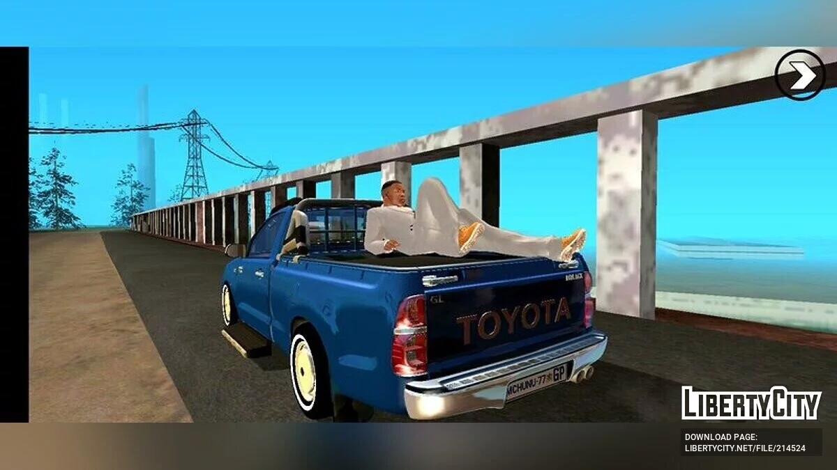 Toyota Hilux 2014 With Sun Roof / GTA San Andreas (iOS, Android)