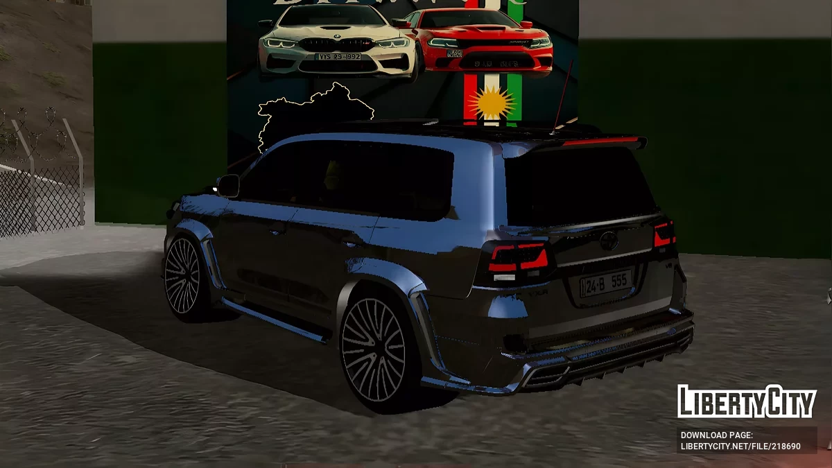 Toyota LC200 (DFF Only) / GTA San Andreas (iOS, Android)