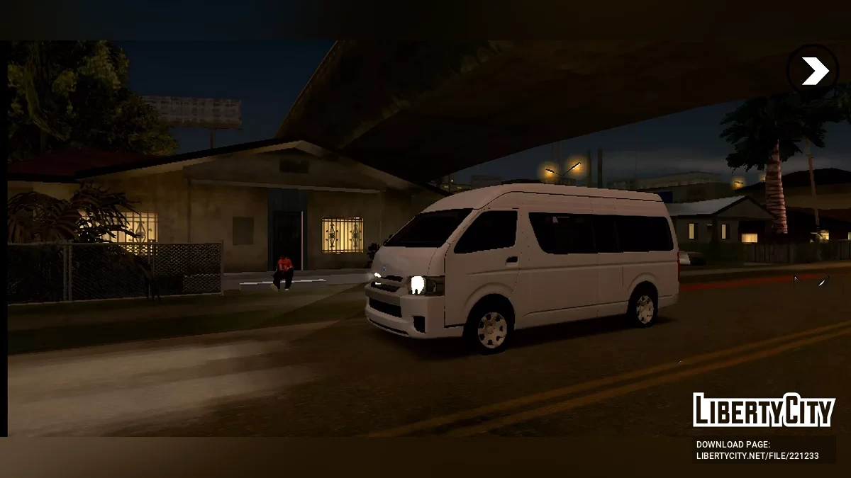 Toyota Hiace (только DFF) / GTA San Andreas (iOS, Android)