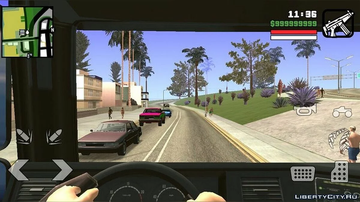 Грузовик 6х4 из GTA 5 / GTA San Andreas (iOS, Android)