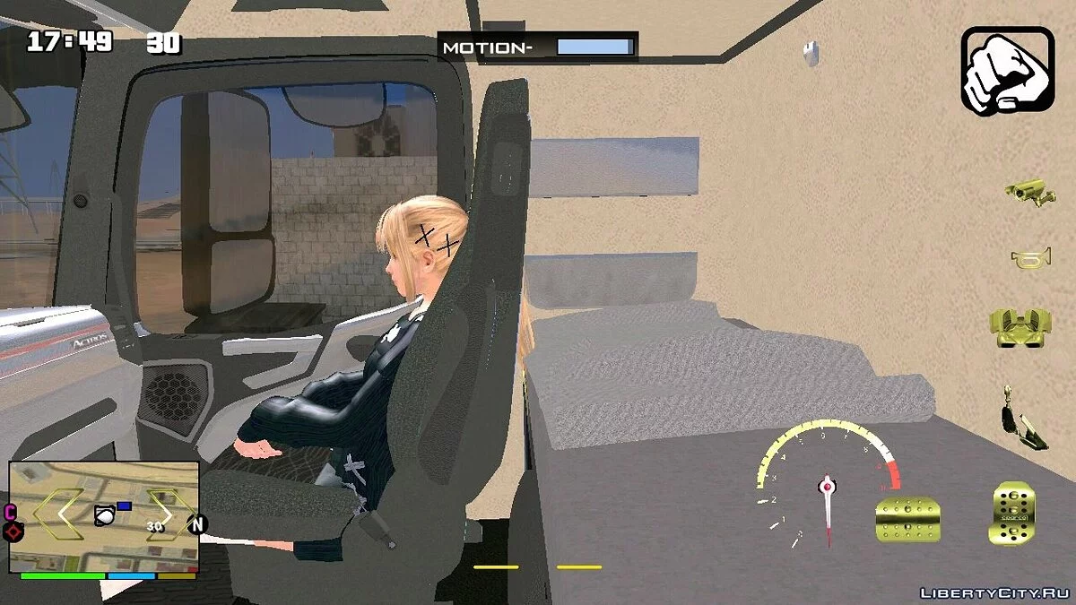 MB Actros Truck / GTA San Andreas (iOS, Android)