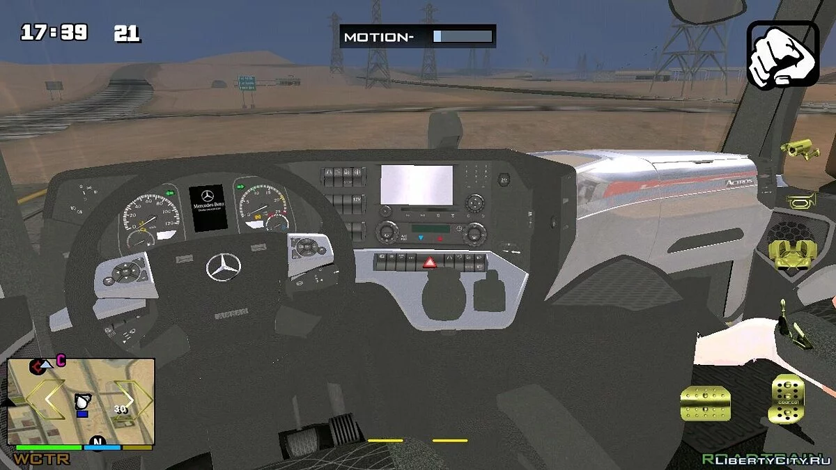 MB Actros Truck / GTA San Andreas (iOS, Android)