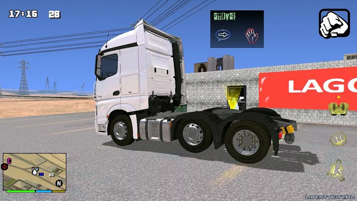 MB Actros Truck / GTA San Andreas (iOS, Android)