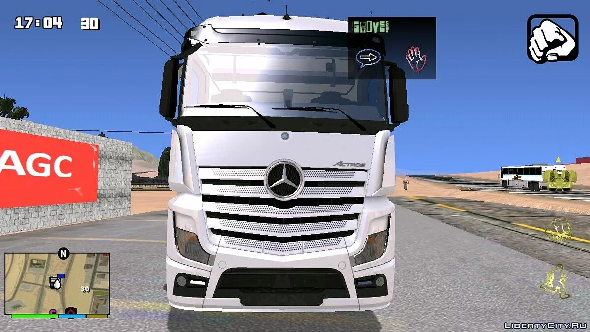 MB Actros Truck / GTA San Andreas (iOS, Android)