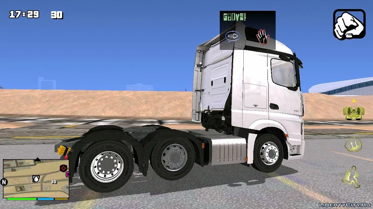 MB Actros Truck / GTA San Andreas (iOS, Android)