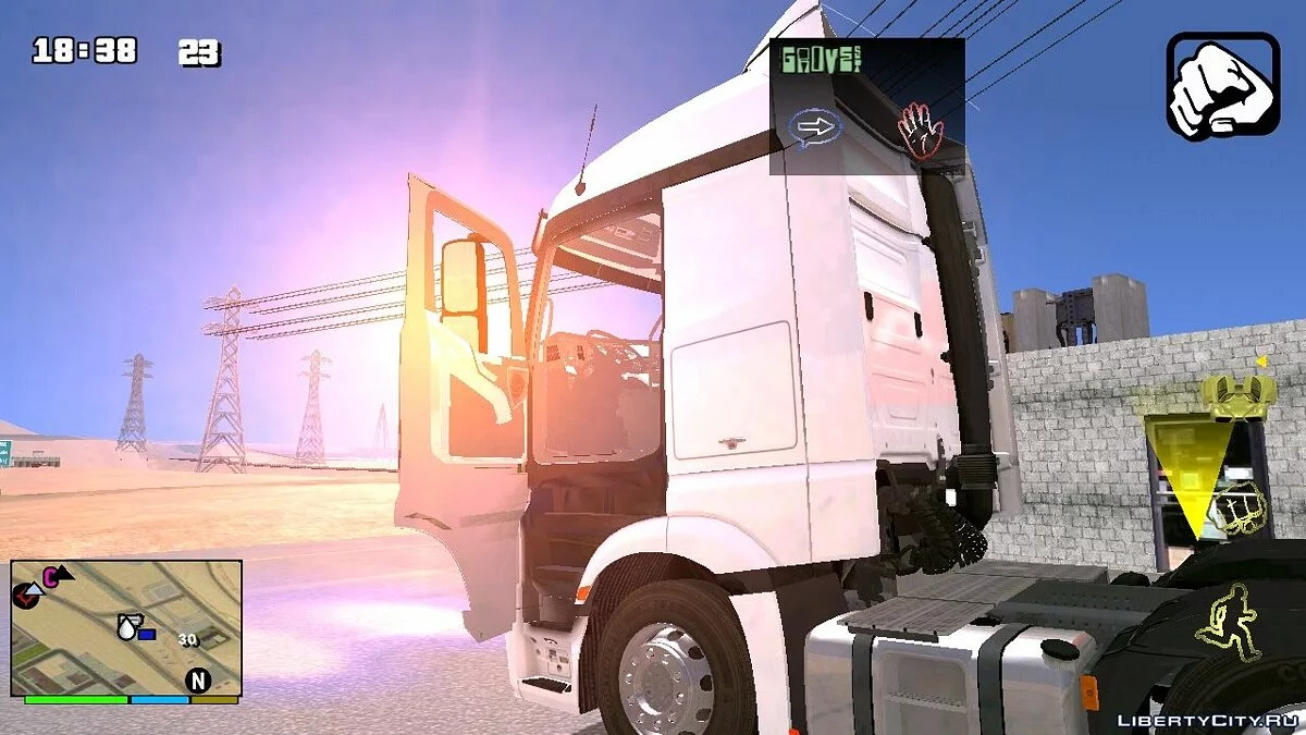 MB Actros Truck / GTA San Andreas (iOS, Android)