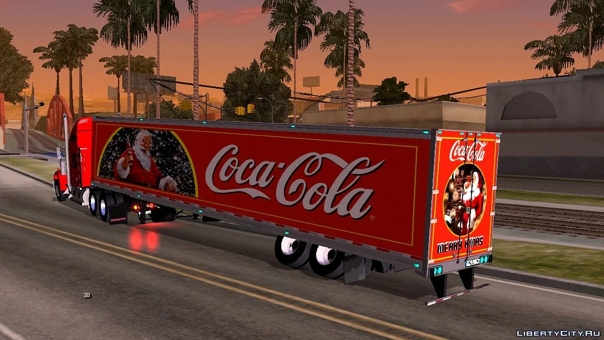 Kenworth W900 и трейлер Coca Cola / GTA San Andreas (iOS, Android)
