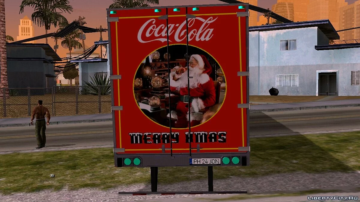 Kenworth W900 и трейлер Coca Cola / GTA San Andreas (iOS, Android)