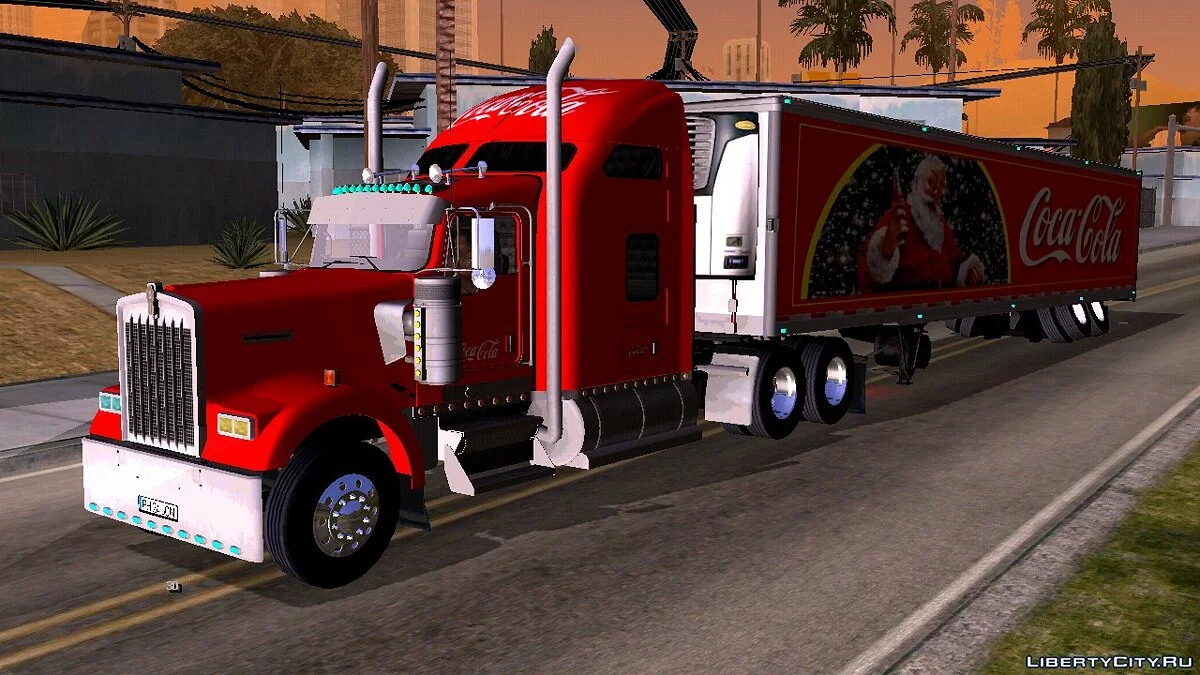 Kenworth W900 и трейлер Coca Cola / GTA San Andreas (iOS, Android)