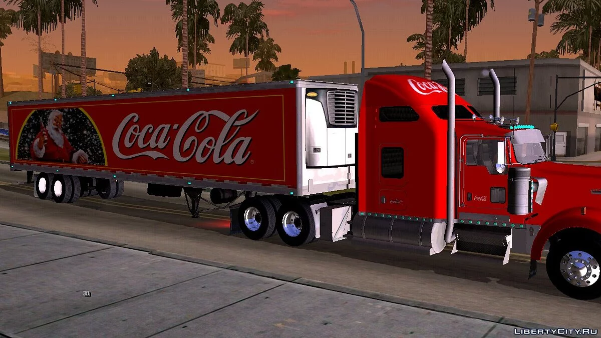 Kenworth W900 и трейлер Coca Cola / GTA San Andreas (iOS, Android)