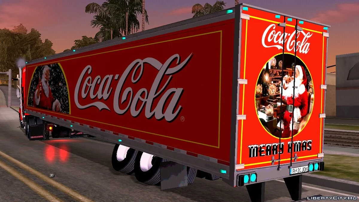 Kenworth W900 и трейлер Coca Cola / GTA San Andreas (iOS, Android)