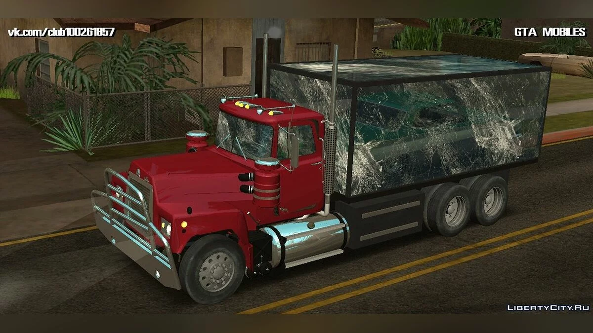 Mack RS700 1970 + мусоровоз / GTA San Andreas (iOS, Android)