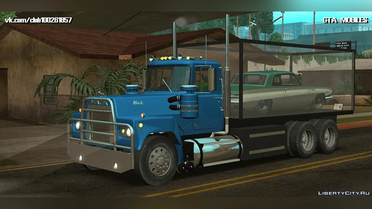 Mack RS700 1970 + мусоровоз / GTA San Andreas (iOS, Android)