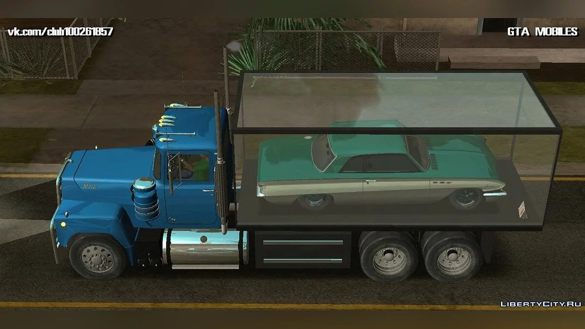 Mack RS700 1970 + мусоровоз / GTA San Andreas (iOS, Android)