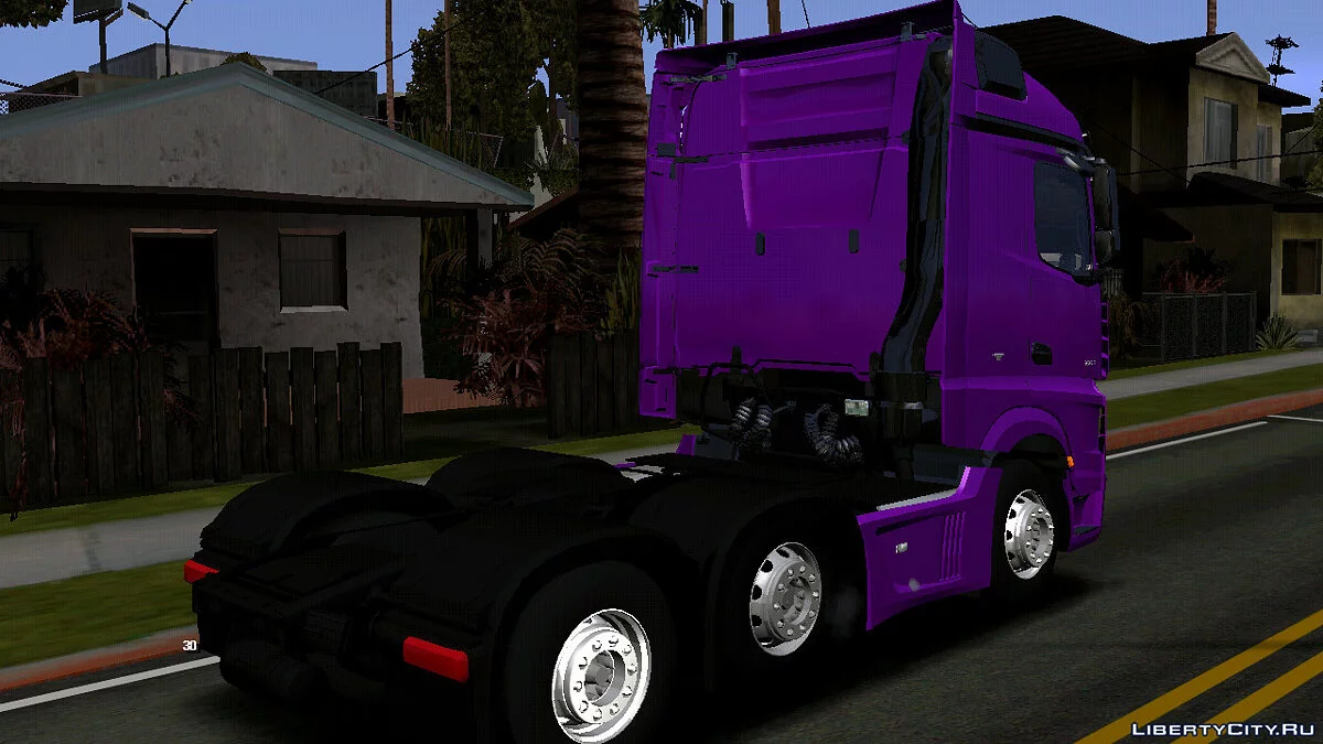 Mercedes-Benz Actros mp4 6x2 (только DFF) / GTA San Andreas (iOS, Android)